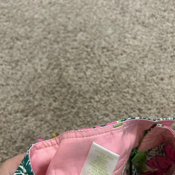 LILLY PULITZER The Callahan Shorts Bloomin' Cacoonin' Print Pink Green Floral 6 - Picture 7 of 9